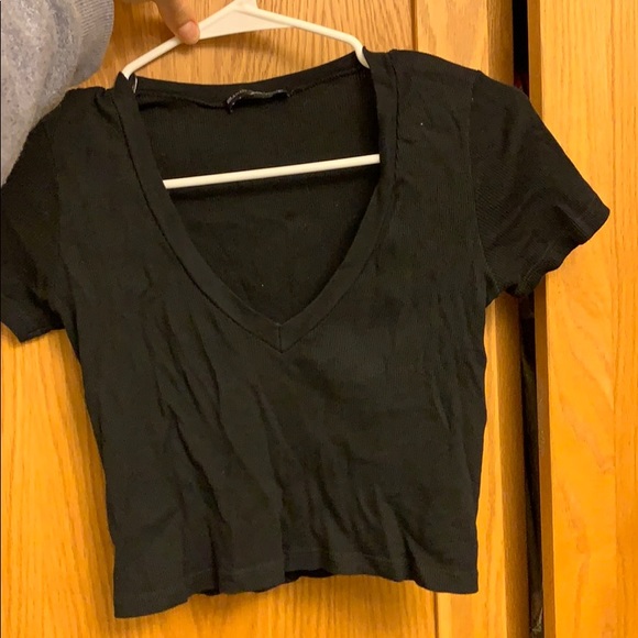 Brandy Melville Tops - Brandy Melville Black Crop Top